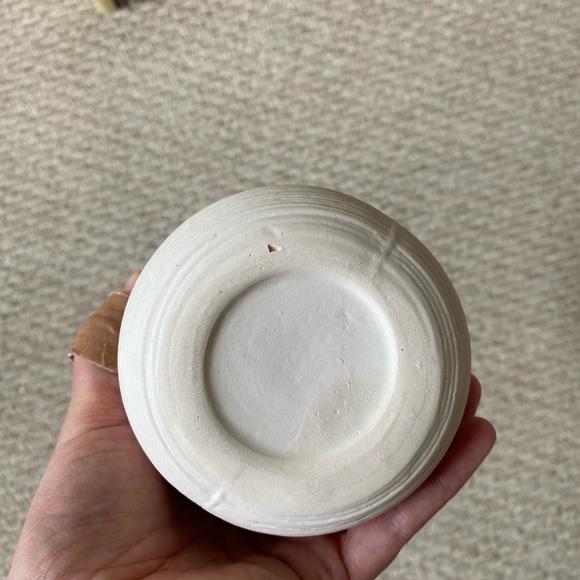 H&M SMALL STONEWARE CREAM VASE - Picture 6 of 9